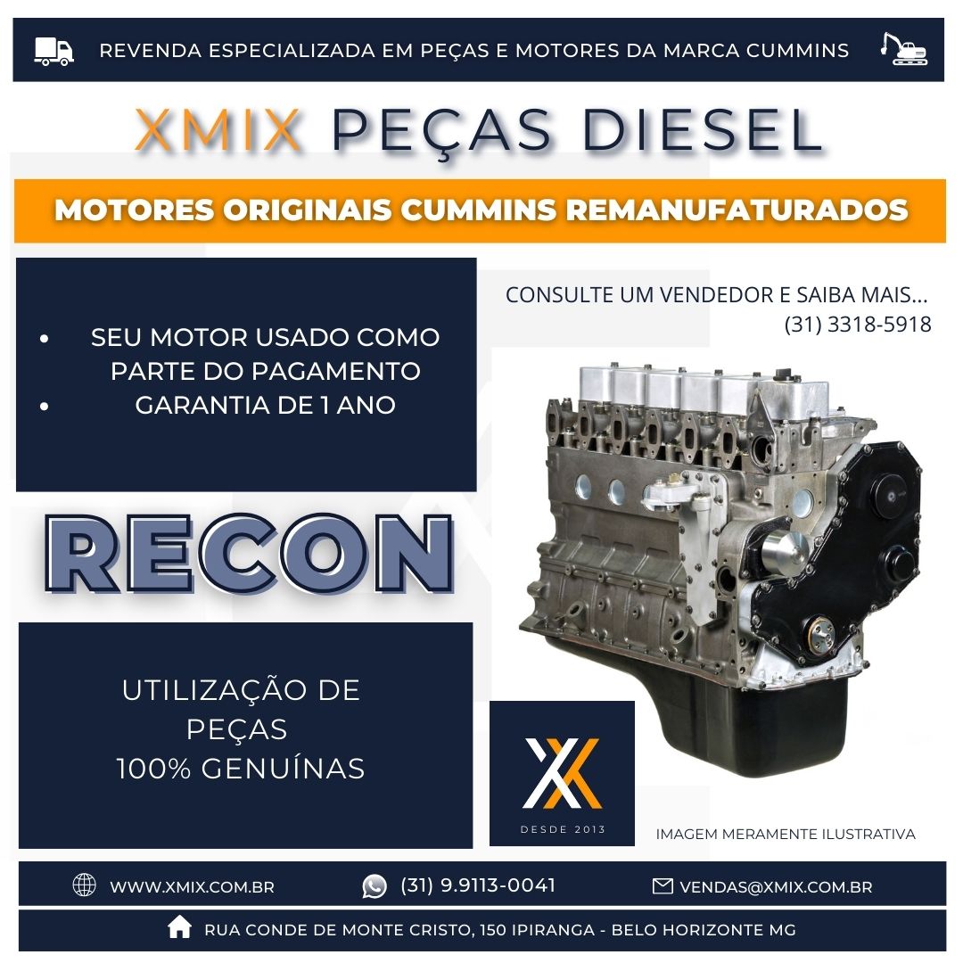 Motores a Diesel Cummins remanofaturados 